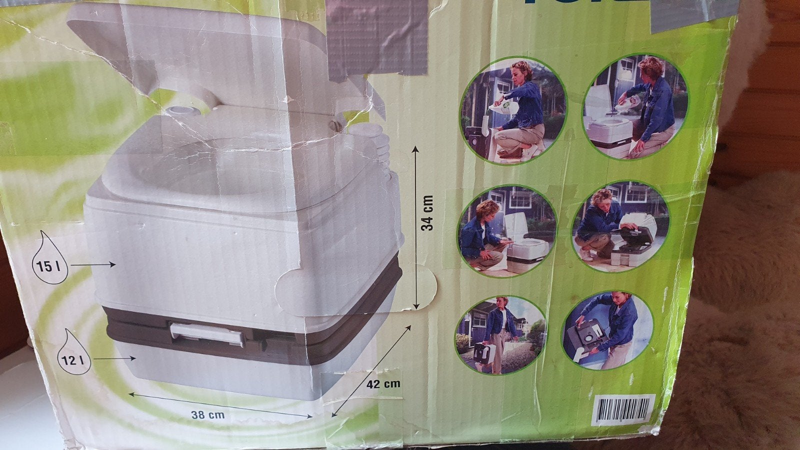 Te koop mobiel toilet, Ophalen of Verzenden, Zo goed als nieuw