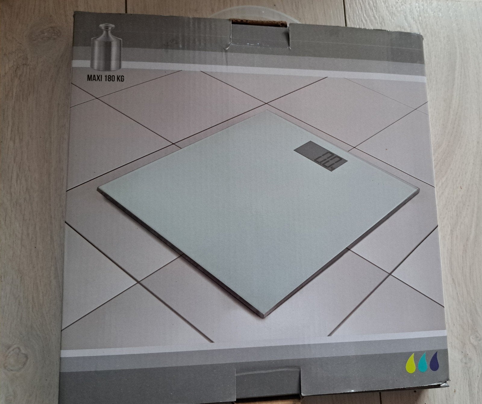 Personenweegschaal met doos., Ophalen, 1 tot 500 gram, 100 kg of meer, Zo goed als nieuw
