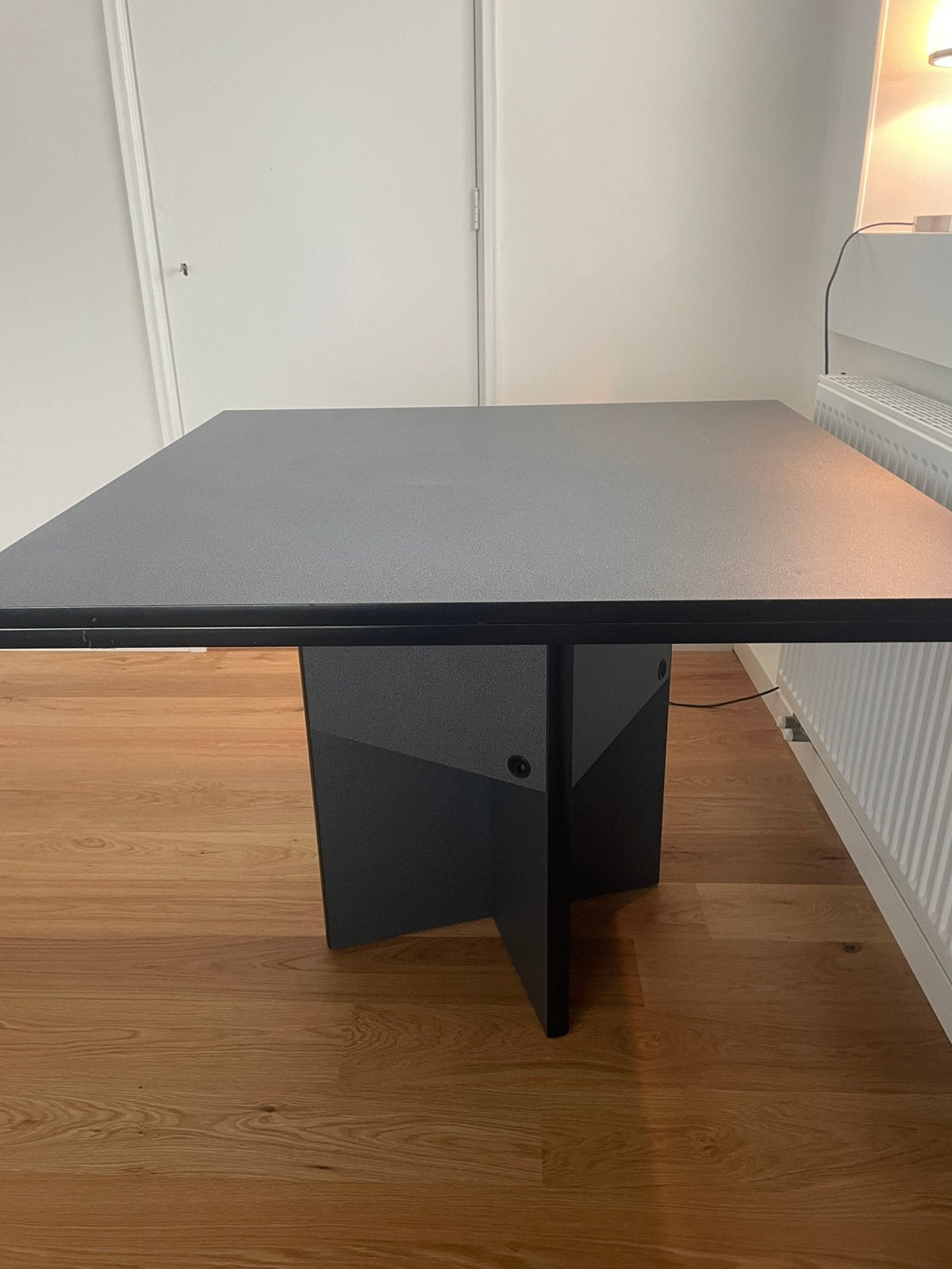 Eettafel Hennie de Jong 100x100 tot 140x140, Huis en Inrichting, Tafels | Eettafels, Ophalen, 100 tot 150 cm, Vierkant, Postmodern