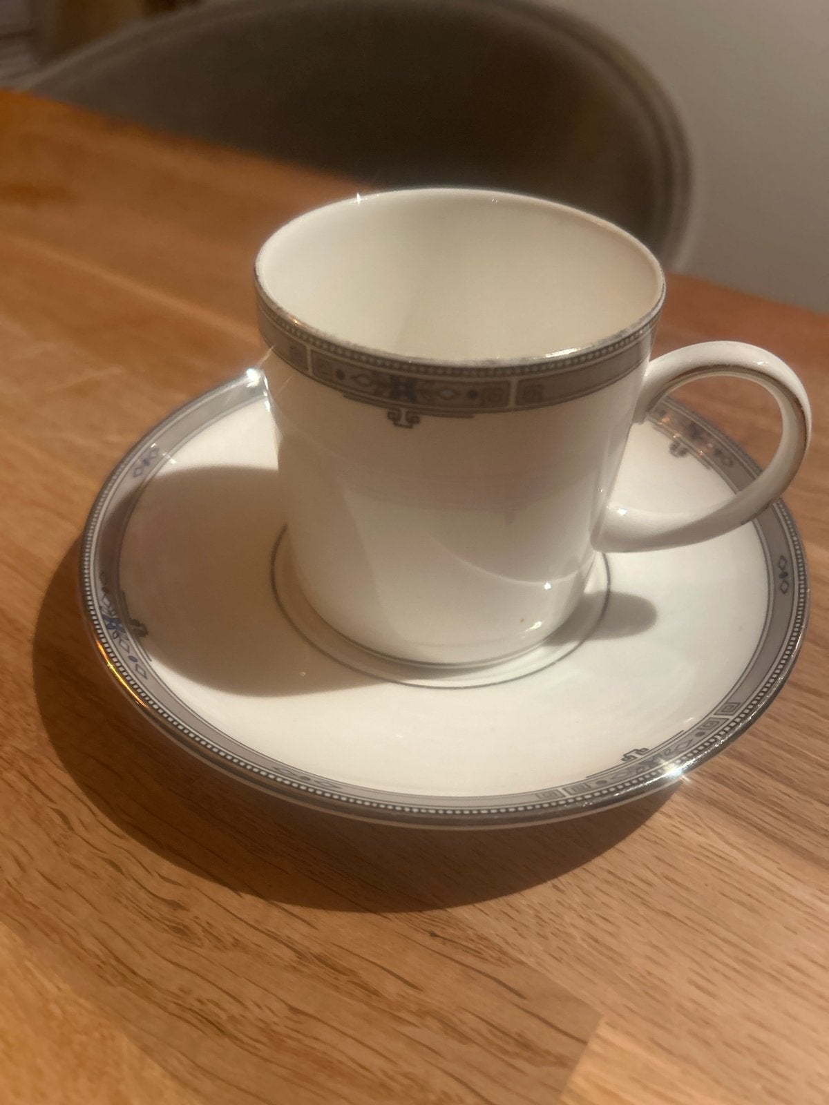 Wedgwood Amherst kop en schotel - Made in England, Ophalen of Verzenden