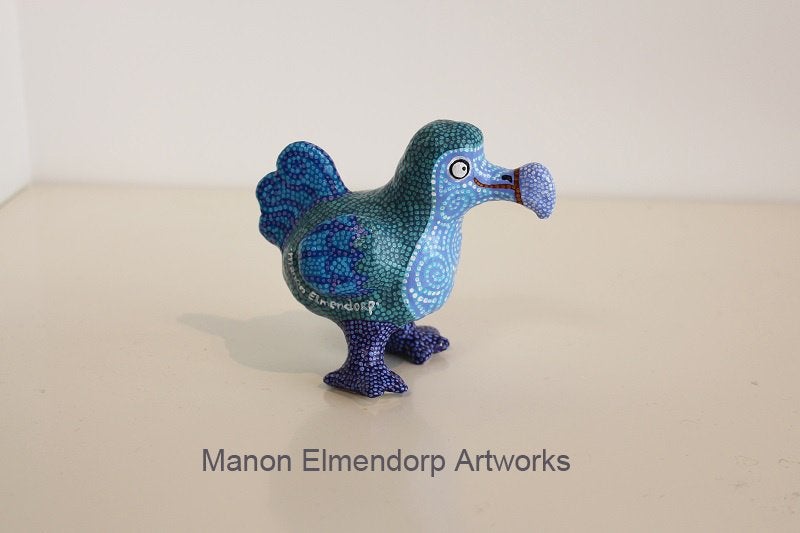 100% Handgemaakt Beeldje Dodo/ Vogel Kunst Nieuw, Antiek en Kunst, Minder dan 20 cm, Handgemaakt, Ophalen of Verzenden, Overige materialen