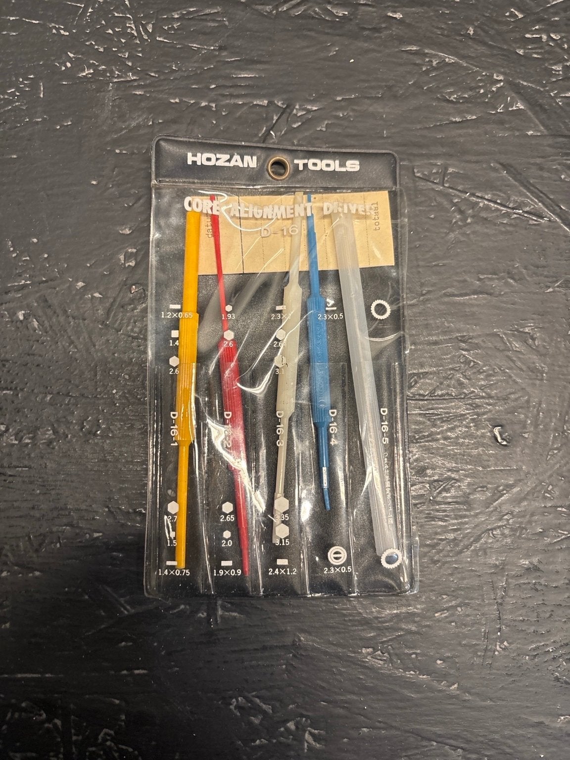 Hozan Tools Core Alignment Drivers Set D-16, Ophalen of Verzenden, Nieuw, Schroevendraaier, Overige merken