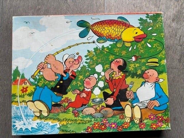 Jan van Haasteren Popey puzzels 63 stukjes, Ophalen of Verzenden, Minder dan 500 stukjes, Gebruikt