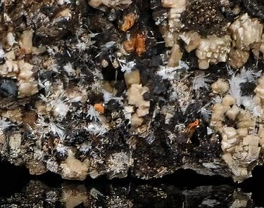 BULTFONTEINIET kristallen op OLMIIET uit Zuid-Afrika., Ophalen of Verzenden, Mineraal
