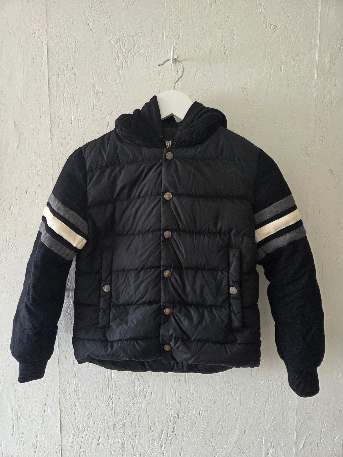 Moncler Kinderjas Zwart maat 140, Ophalen of Verzenden, Zo goed als nieuw, Moncler, Jongen of Meisje