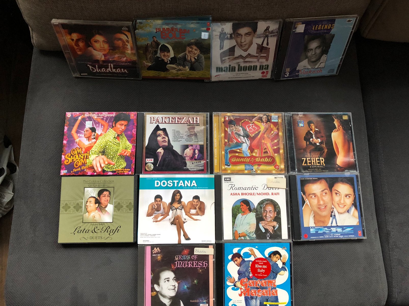 Collectie bollywood cd’s, Cd's en Dvd's, Ophalen of Verzenden, Zo goed als nieuw, Aziatisch