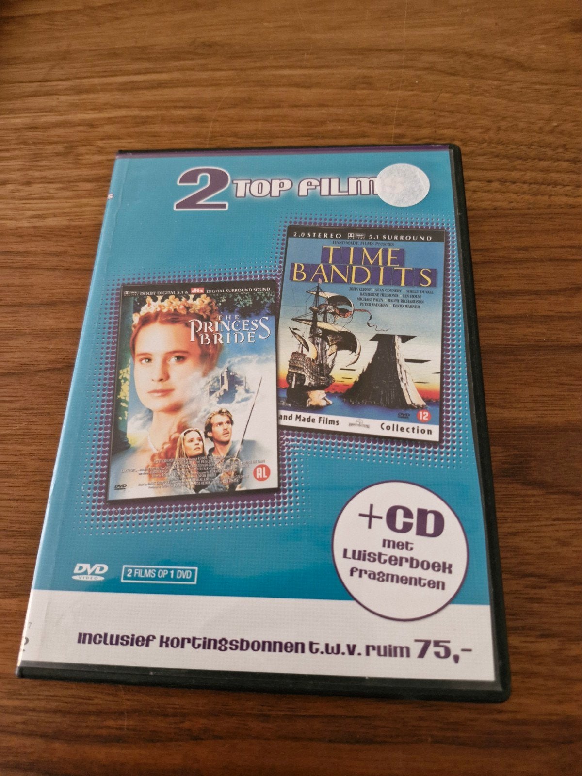 The Princess Bride & Time Bandits - 2 Top Films DVD, Nederlands, Ophalen of Verzenden, Inclusief boekje, Vanaf 12 jaar
