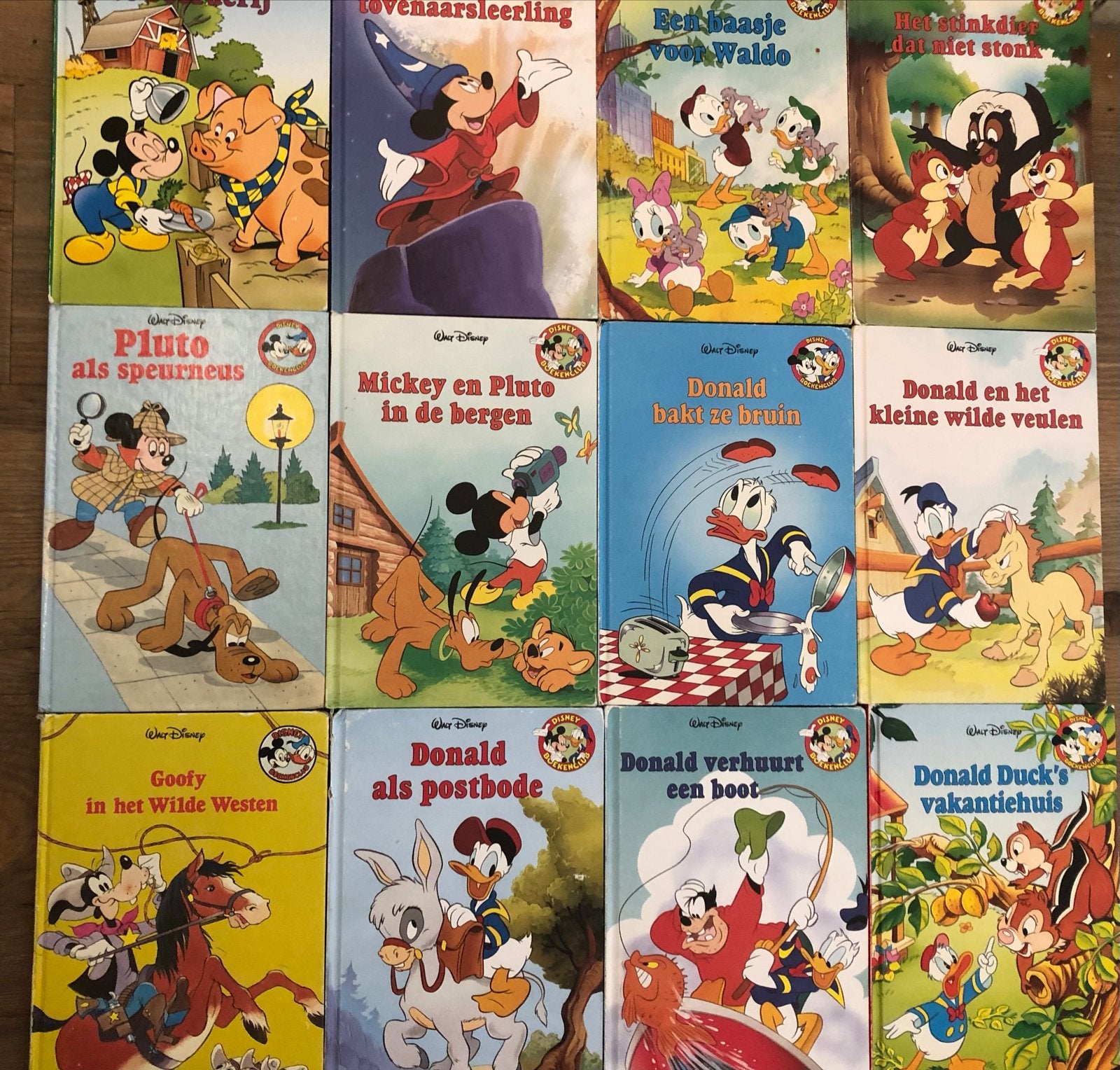 Disney Boekenclub: Mickey en Donald verhalen (12 boeken), Ophalen of Verzenden, Gelezen, Sprookjes