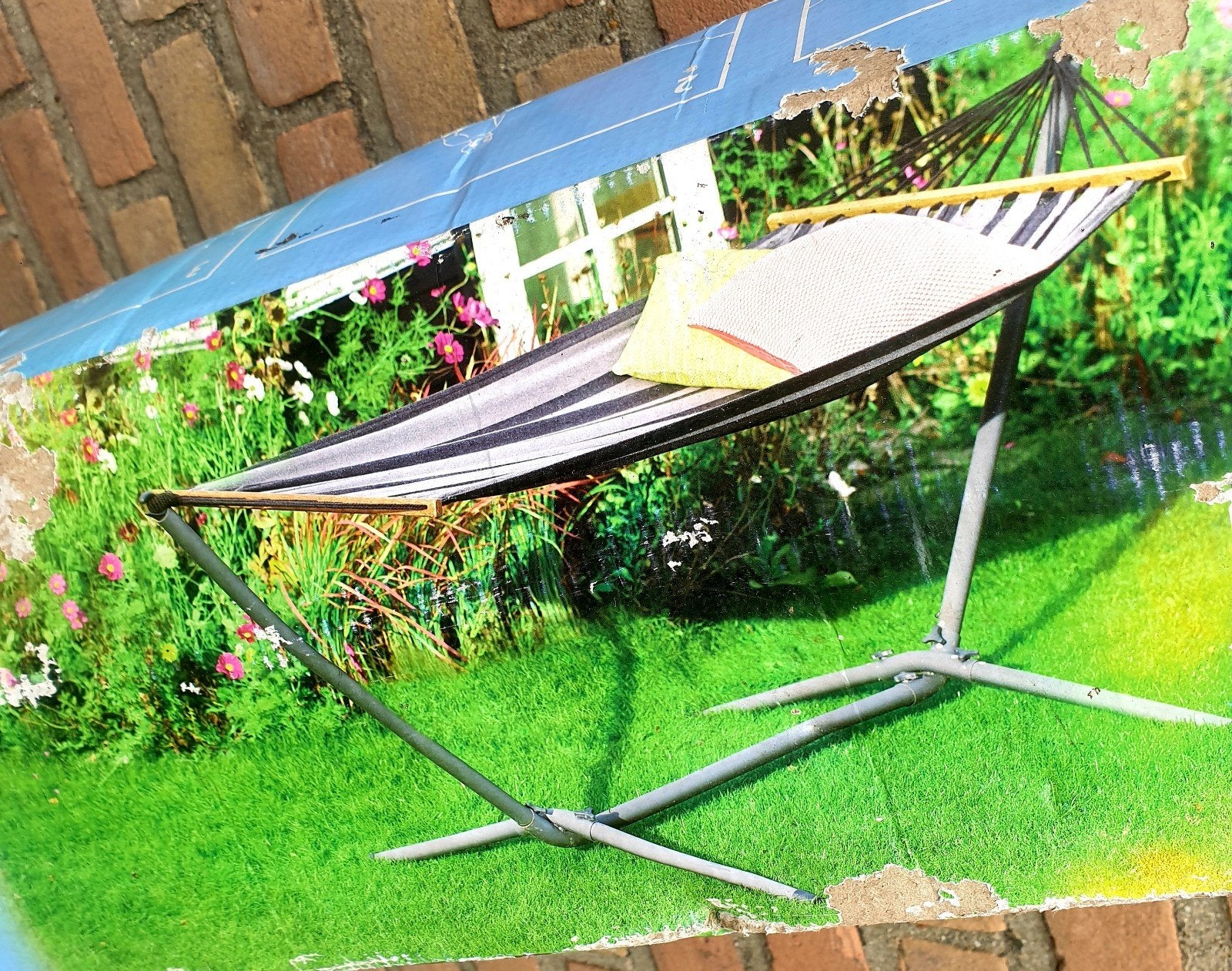 Hangmat Hammock met standaard - nieuw!, Tuin en Terras, Hangmatten, Ophalen, Inklapbaar, Nieuw, Eenpersoons