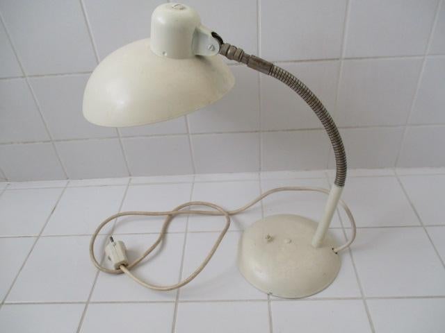 Vintage SIS lamp West Garmany wit, Gebruikt, Vintage, Ophalen of Verzenden, Metaal