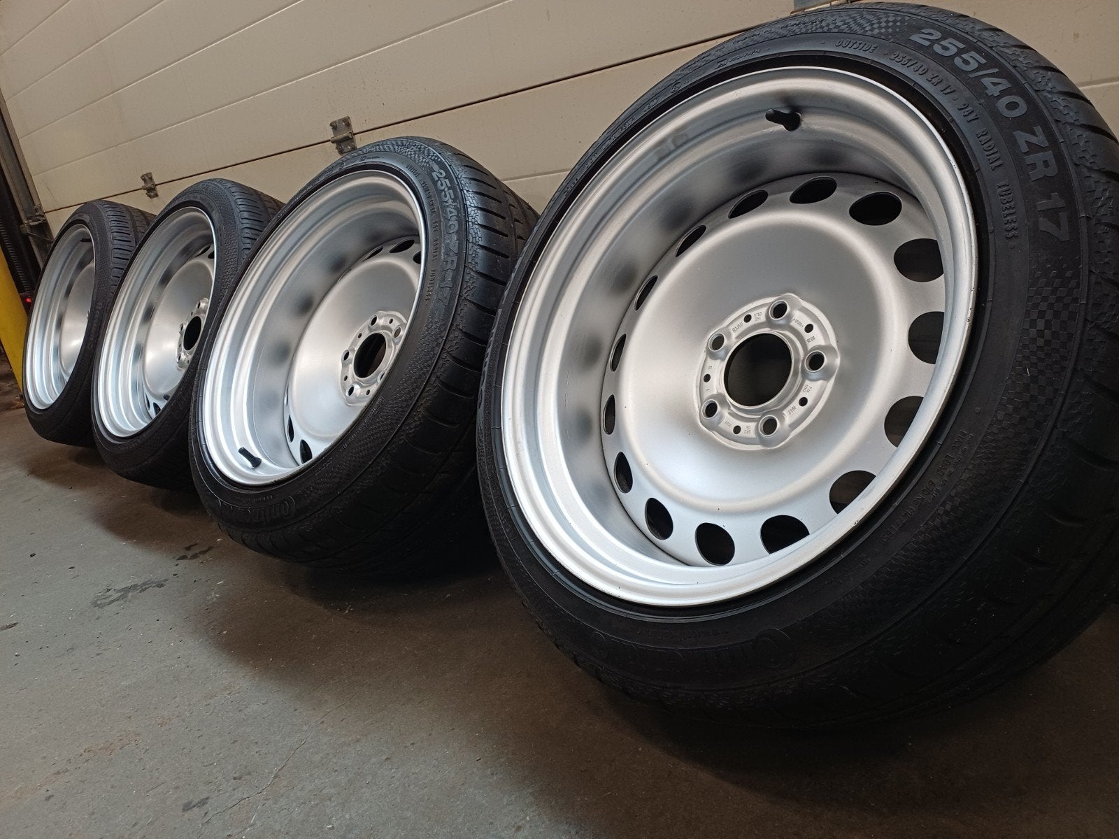 17" BMW VELGEN "OLDSCHOOL STAAL" BMW 8,5J & 10Jx17" E32 E34, 255 mm, Banden en Velgen, 17 inch, Ophalen of Verzenden