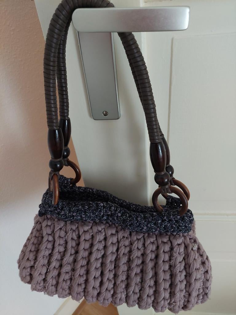 Handgemaakte tas nieuw, Sieraden, Tassen en Uiterlijk, Tassen | Damestassen, Ophalen of Verzenden, Nieuw, Bruin