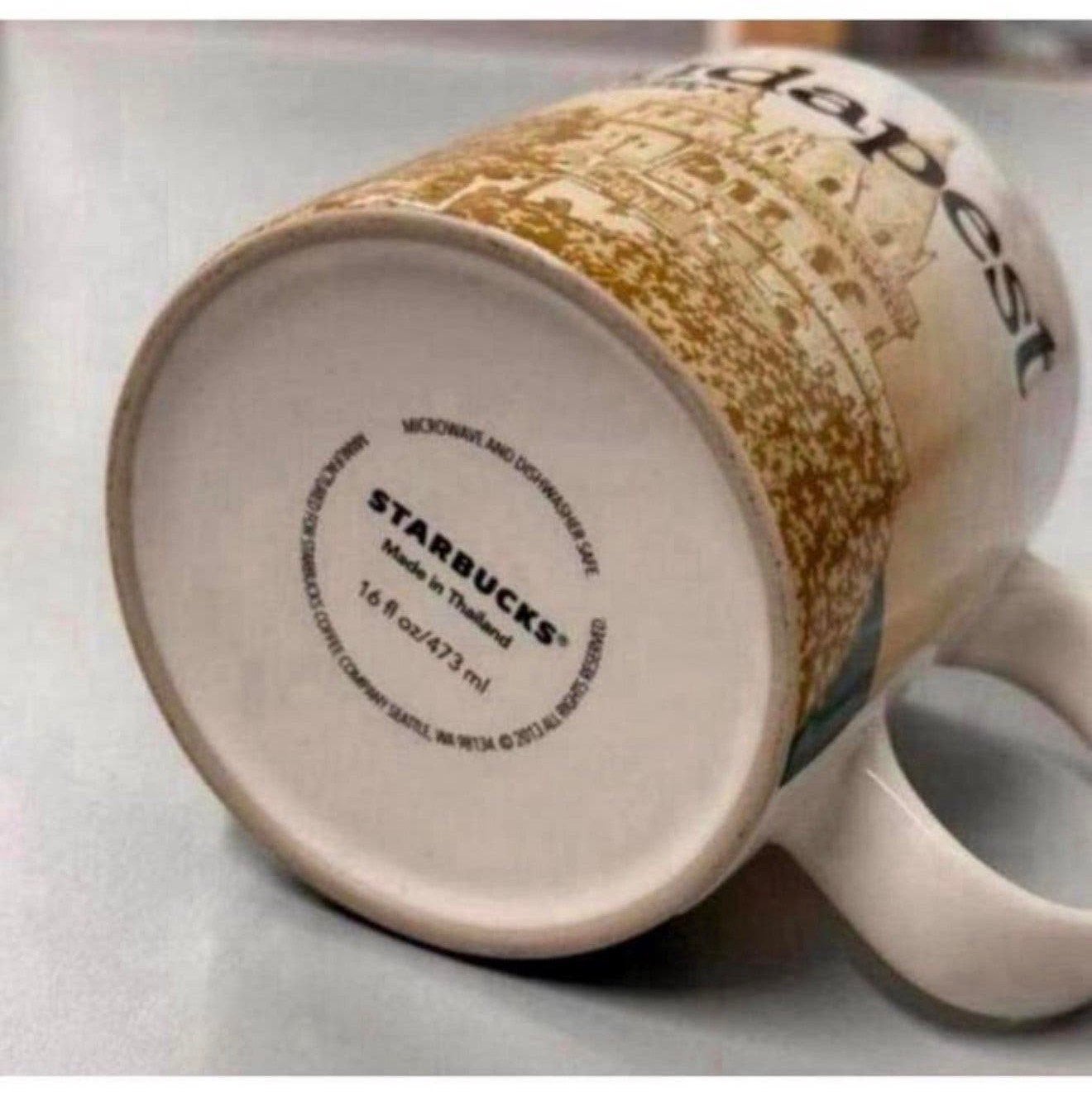 Starbucks Budapest Boedapest 2013 collector koffie mok-kom, P, P, Ophalen of Verzenden, Zo goed als nieuw