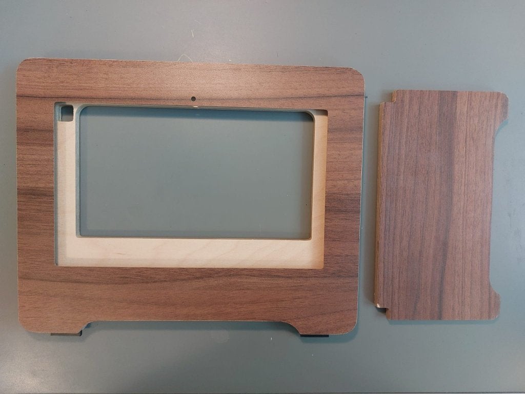 Te koop: Houten houder / lijst voor de Compaan, Gebruikt, Overige typen, Samsung Galaxy Tab A7, Ophalen