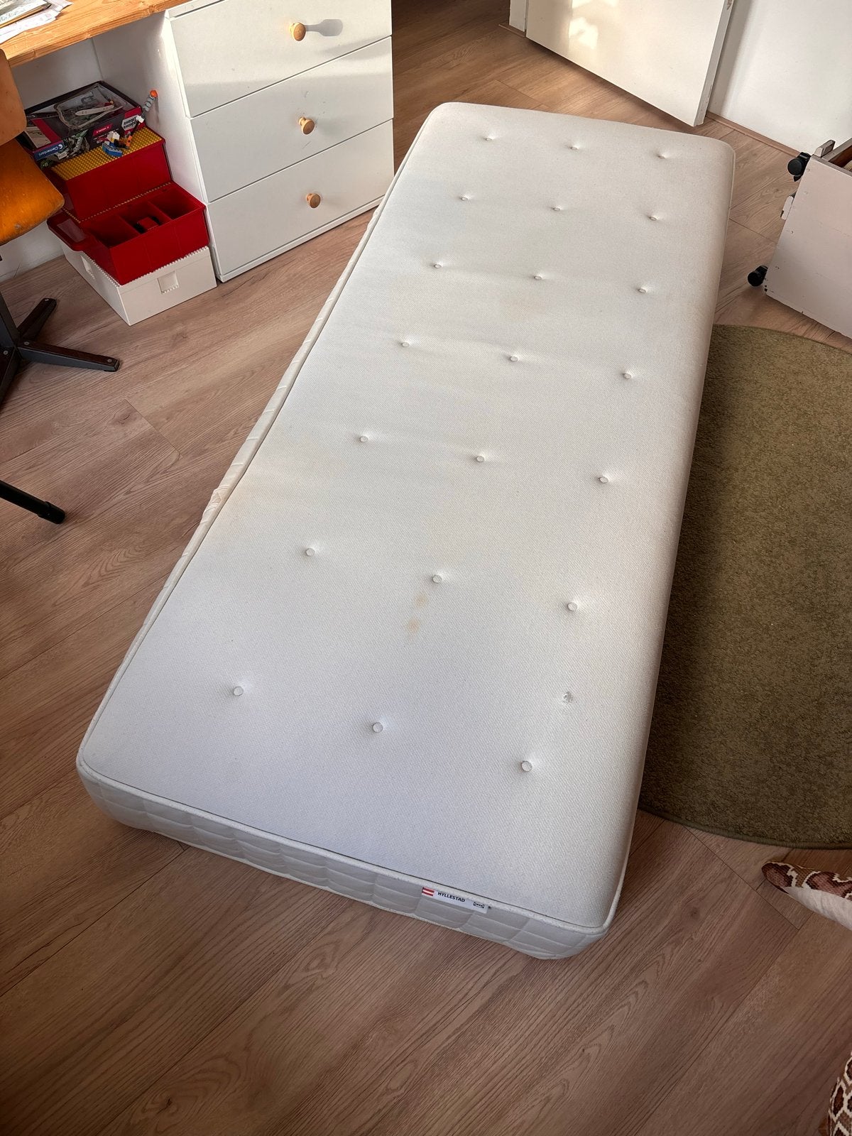 2 IKEA Matrassen HYLLESTAD 80x200 cm, Huis en Inrichting, Gebruikt, Eenpersoons, Ophalen of Verzenden, 80 cm