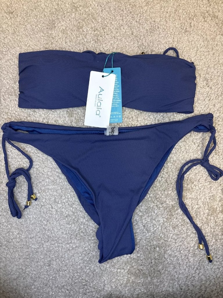 Aulala bikini blauw – maat L, Aulala Paris, 14 Avenue de l'Opéra, 75001 Parijs, Frankrijk, Website, Aulala