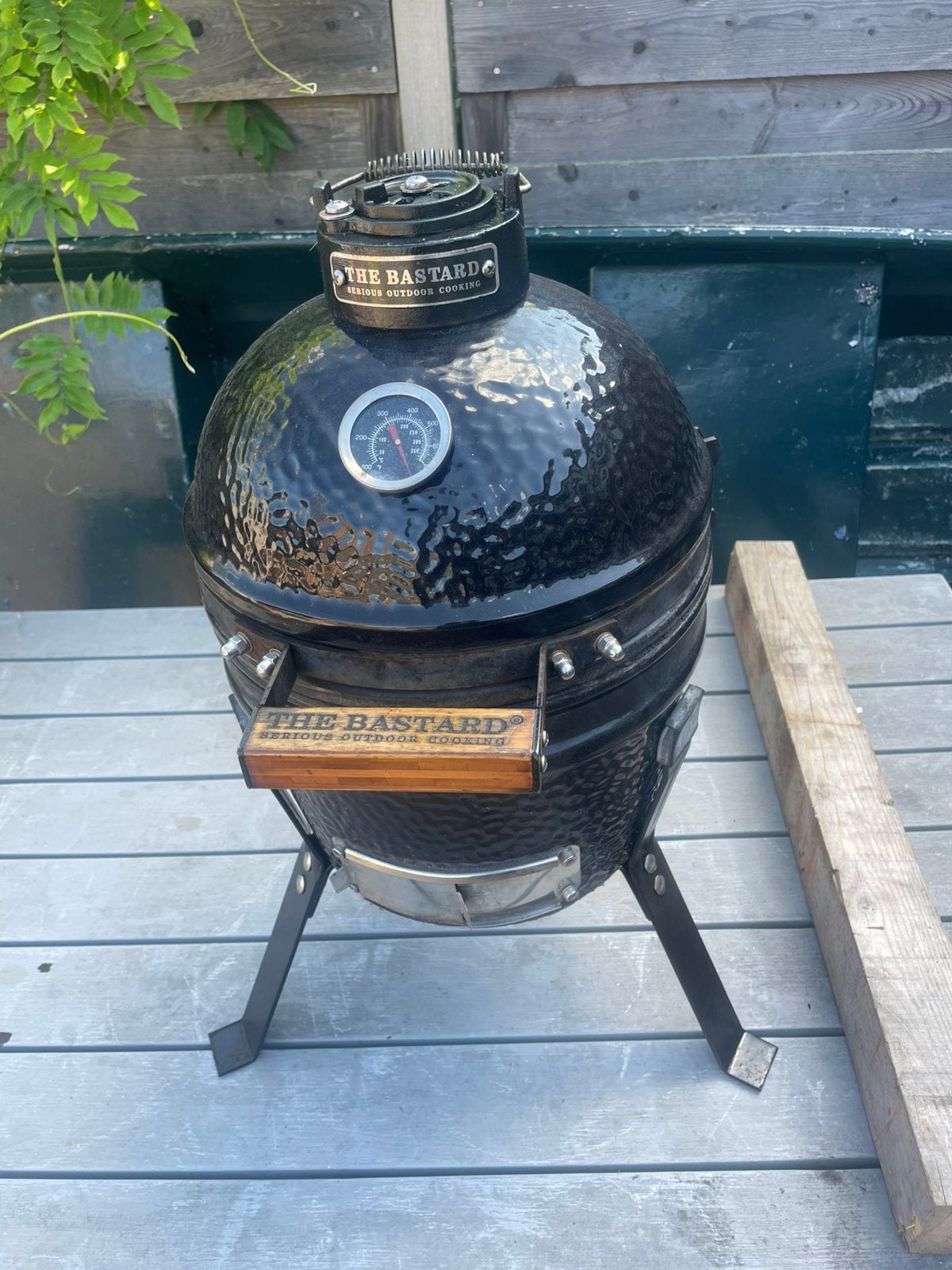 Kamado the basterd, Tuin en Terras, Houtskoolbarbecues, Ophalen, Gebruikt