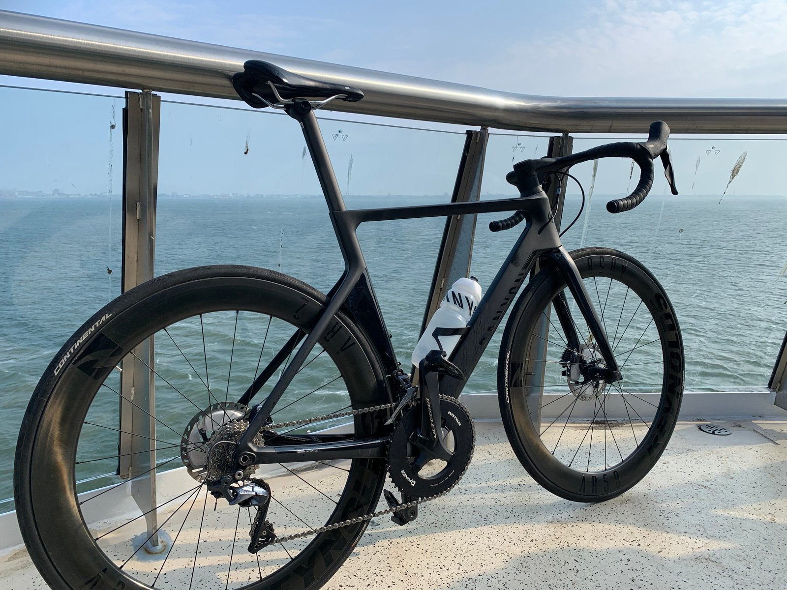 Canyon Aeroad CF SL Disc racefiets met vermogensmeter, Fietsen en Brommers, Gebruikt, Carbon, Heren, Overige maten