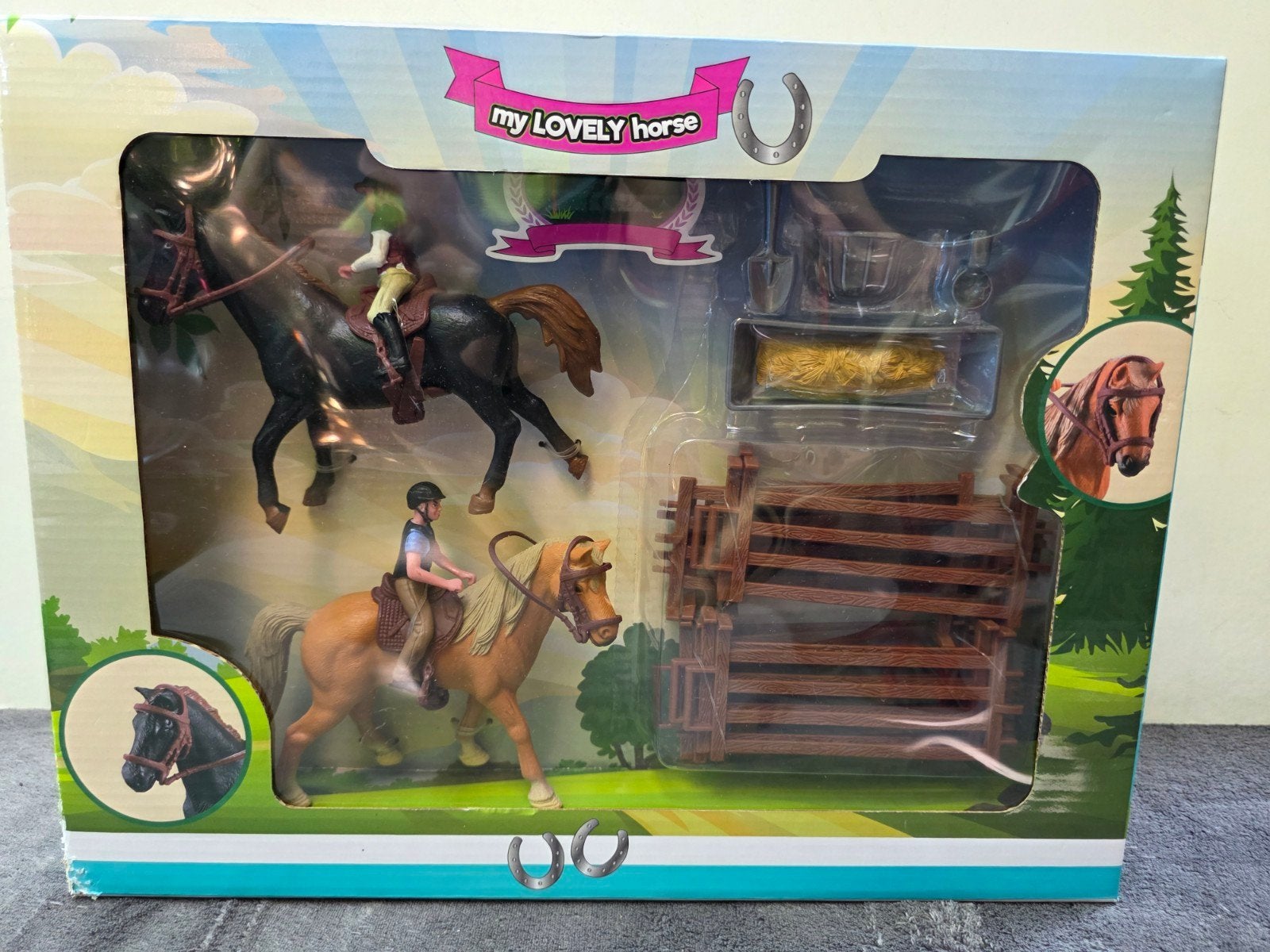 My Lovely Horse Speelset met 2 Paarden en Ruiters, Ophalen of Verzenden, Nieuw