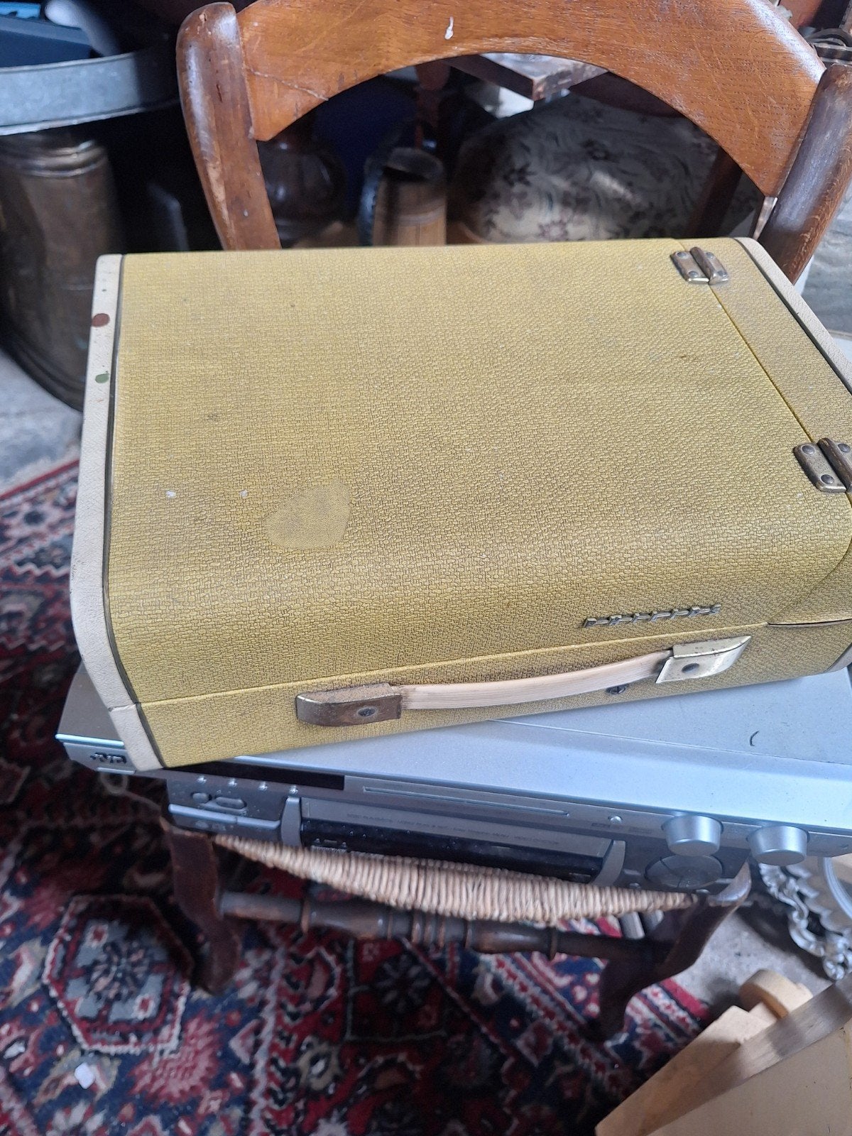 Vintage Draagbare Philips Platenspeler, Ophalen of Verzenden