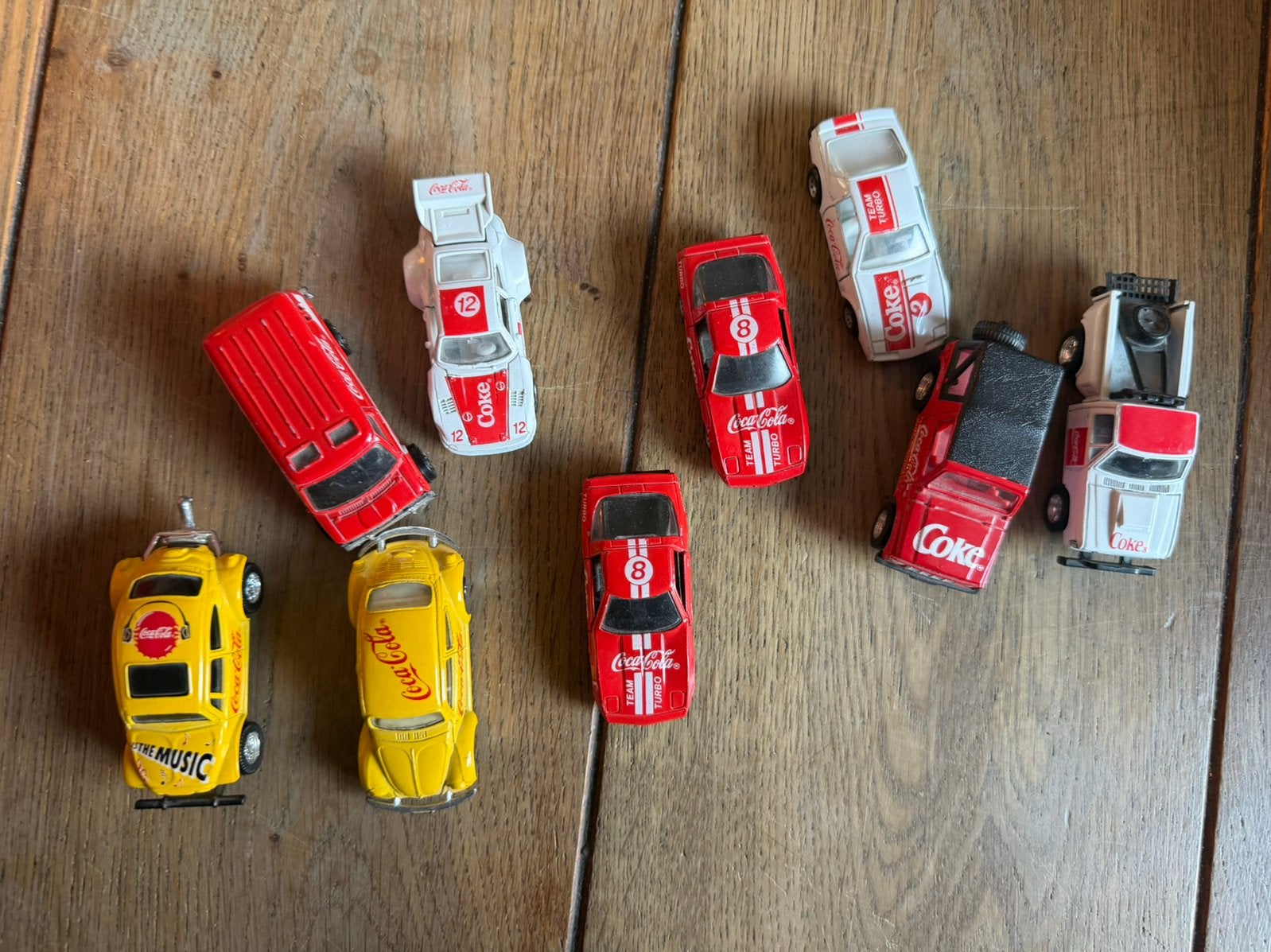 Hartoy Coca-Cola modelauto’s | 9 stuks, Hartoy, Gebruikt, Hartoy, Verzenden