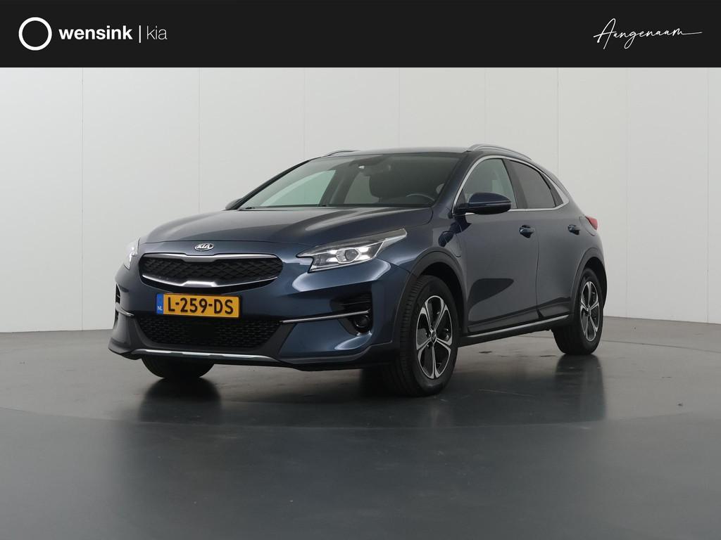Kia XCeed 1.6 GDi PHEV DynamicPlusLine | Trekhaak | Stoel/St, Auto's, XCeed, Gebruikt, Blauw, Leder en Stof