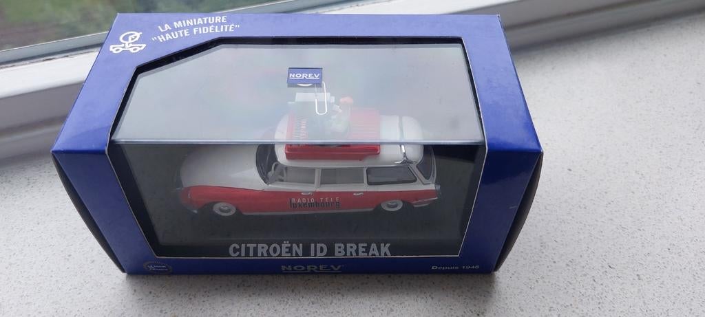 Citroen ID 19 break RTL Luxembourg Le Tour de France Norev, Hobby en Vrije tijd, Modelauto's | 1:43, Ophalen of Verzenden, Nieuw