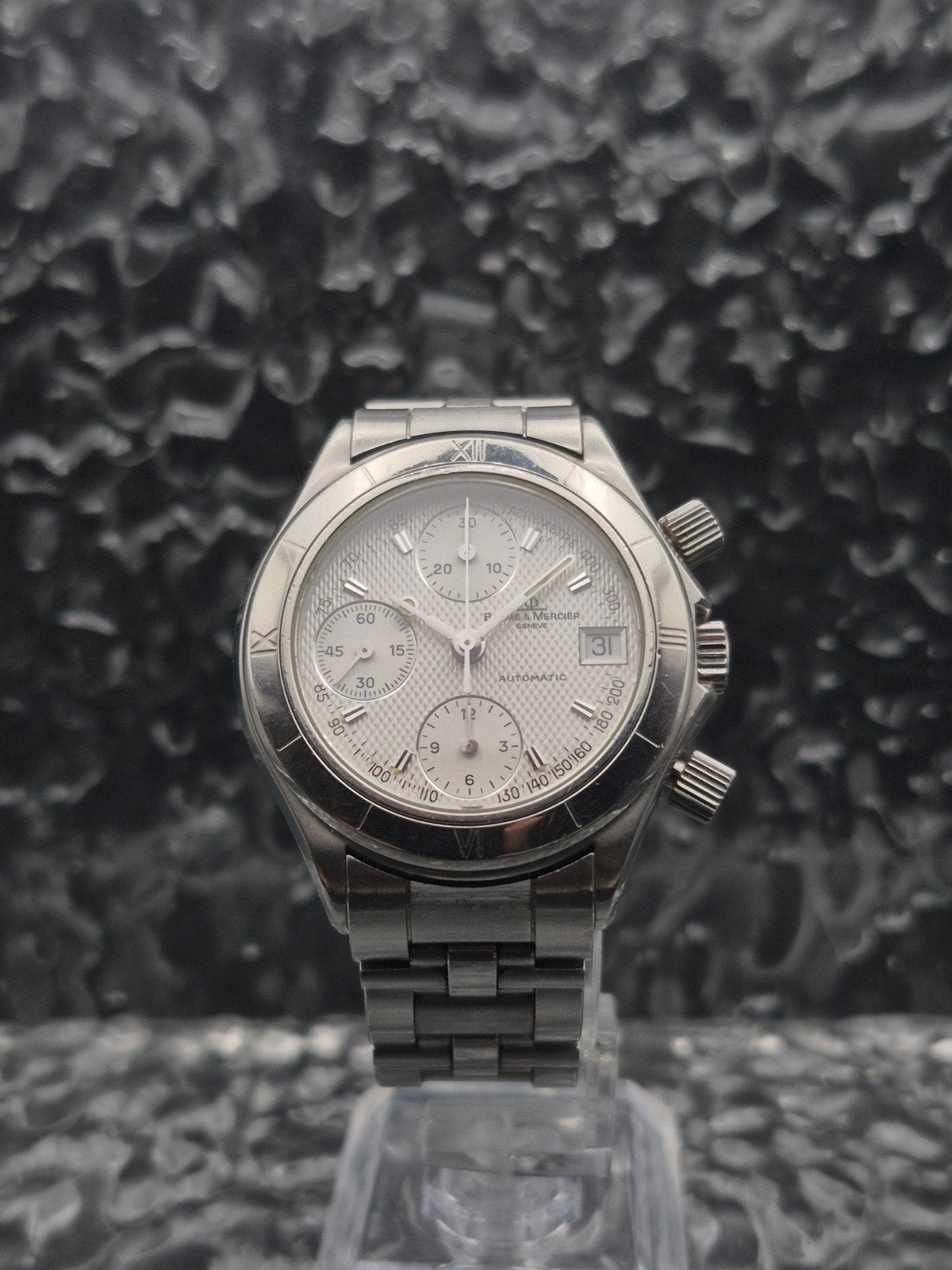 Baume Et Mercier Malibu Chronograph Ref. MV045169 Automaat, Overige merken, Info@baume-et-mercier.com, Gebruikt, IOS