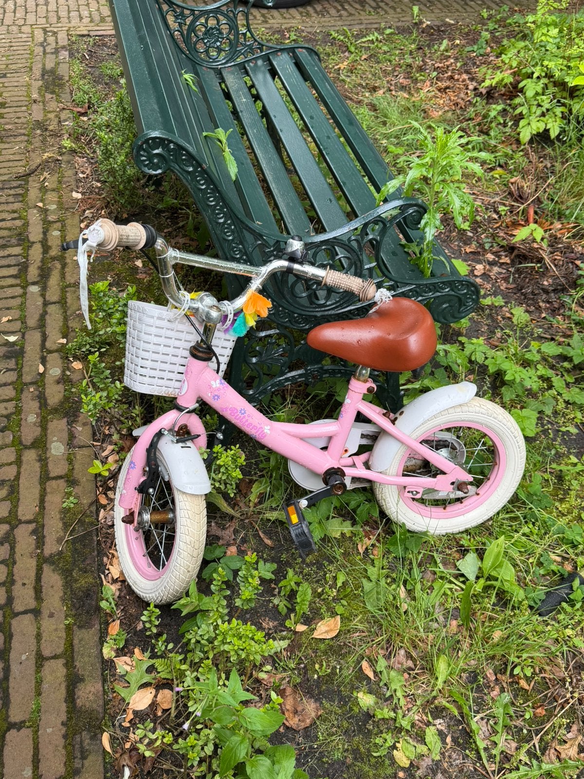 Nogan Nogan Butterfly - Kinderfiets - Meisjesfiets - inch 12, Ophalen of Verzenden, Gebruikt, Minder dan 16 inch