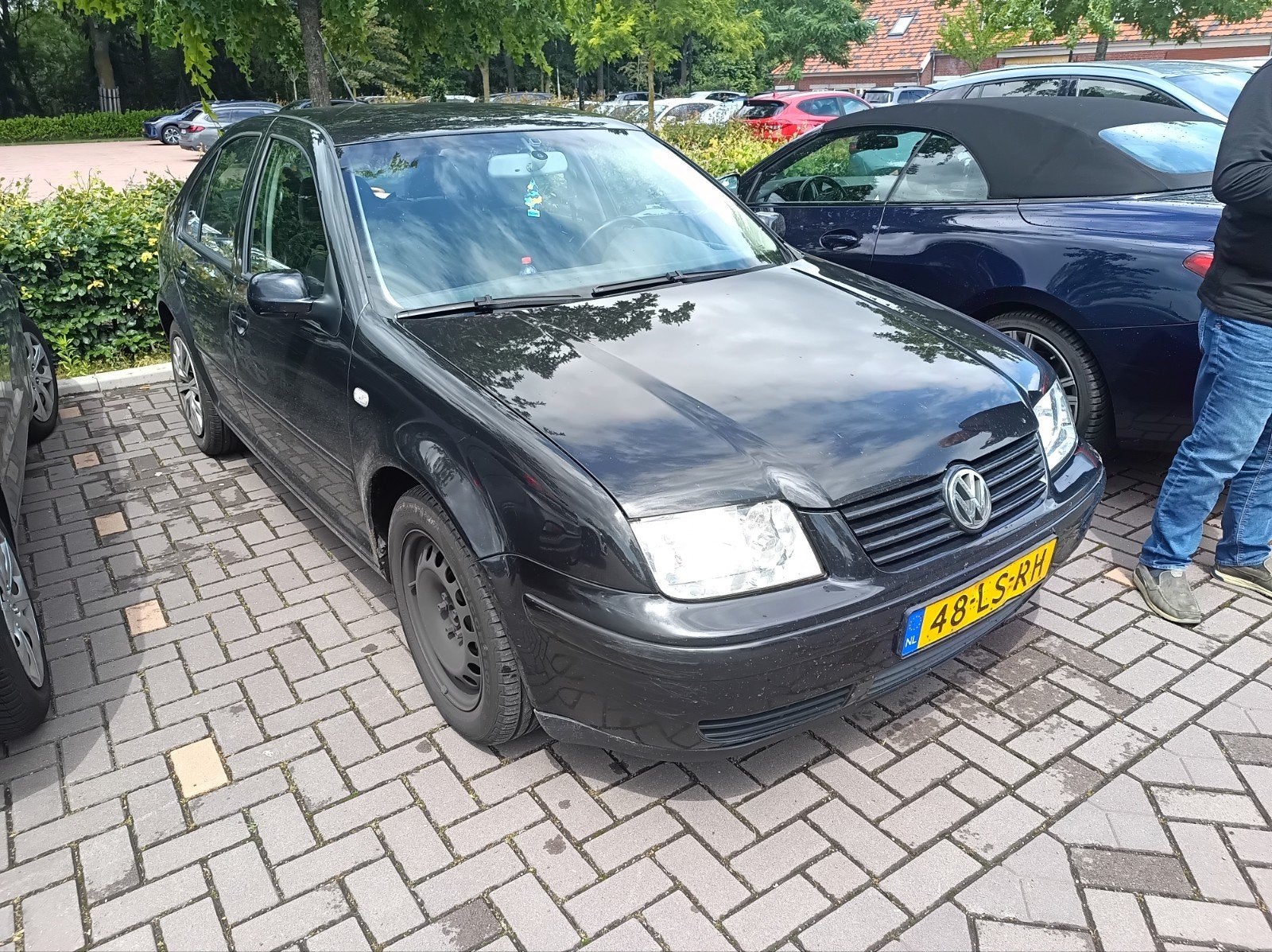 Volkswagen Bora 1.9 TDI 74KW 2003 Zwart, Voorwielaandrijving, Stof, Automatische klimaatregeling, Bora