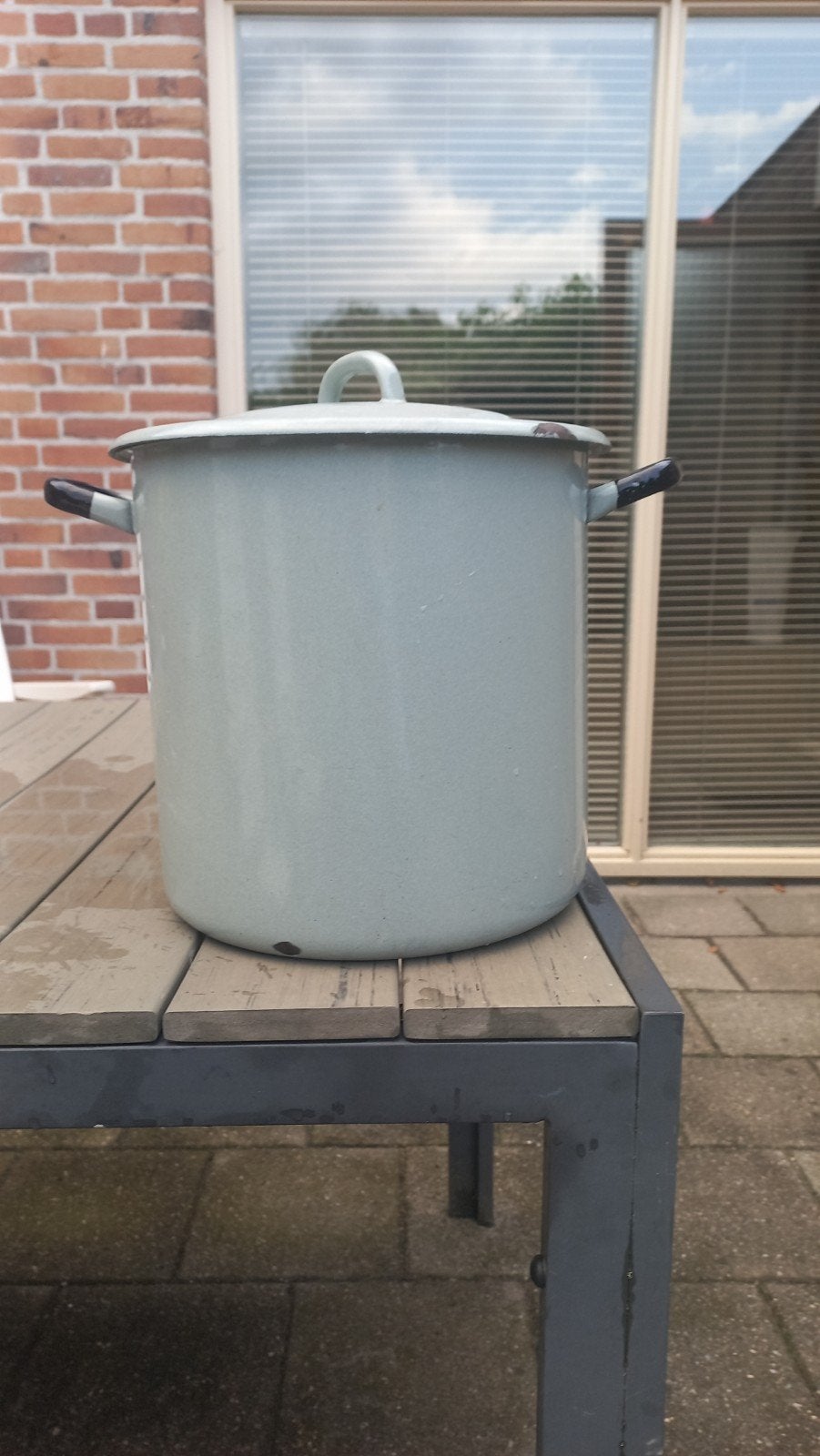 Grote Emaillepan, Tuin en Terras, Regentonnen, Minder dan 75 liter, Ophalen of Verzenden