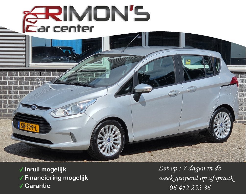Ford B-Max 1.0 EcoBoost Style Dealer Onderhouden Navi, Voorwielaandrijving, Euro 5, 101 pk, Gebruikt
