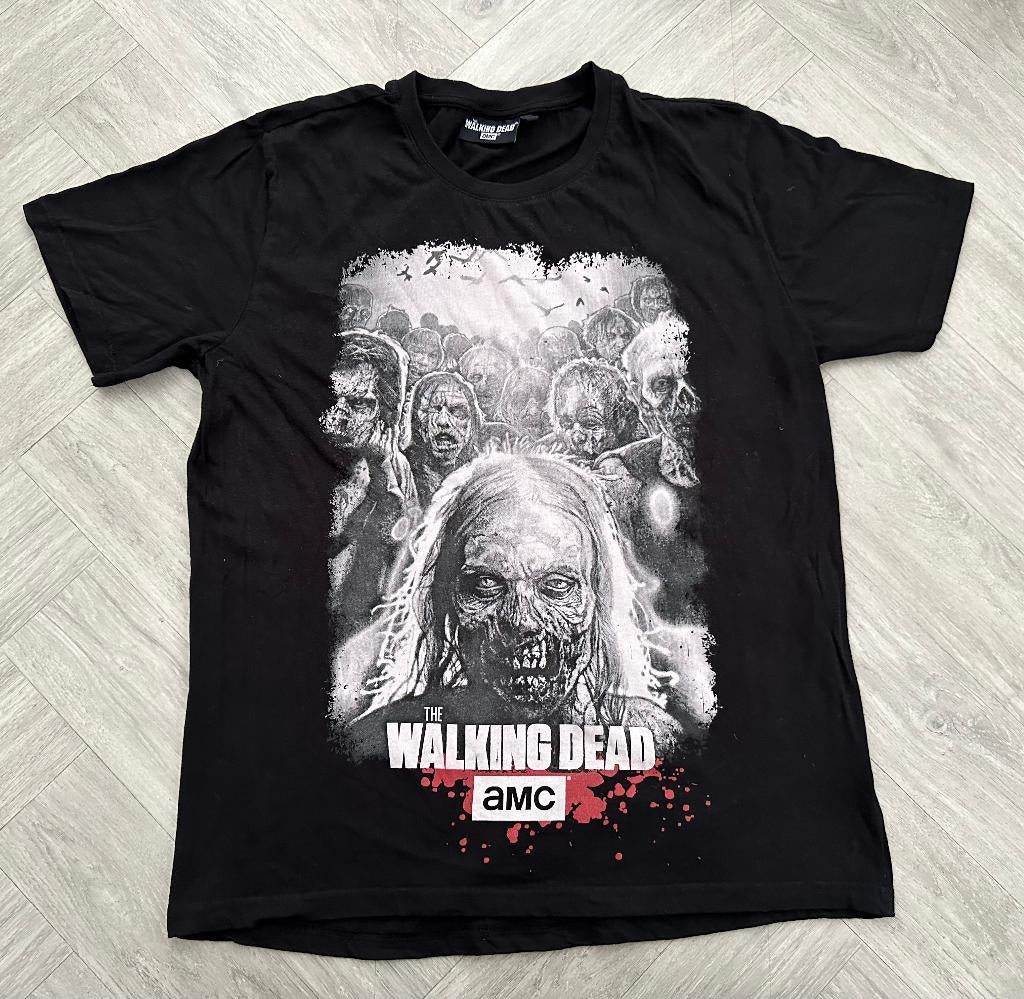 Zwarte The Walking Dead shirt maat 42!, Verzenden, Zwart, Maat 42/44 (L), Zo goed als nieuw