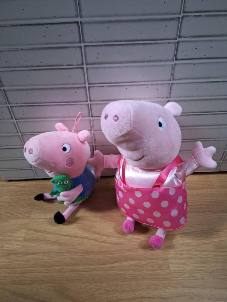 Peppa Big en George knuffel, Ophalen of Verzenden, Zo goed als nieuw, Overige typen