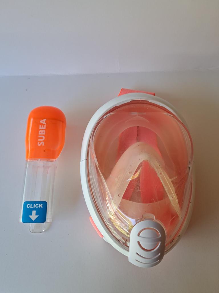 Snorkelmasker S/M Decathlon, Ophalen of Verzenden, Gebruikt, Snorkelmasker