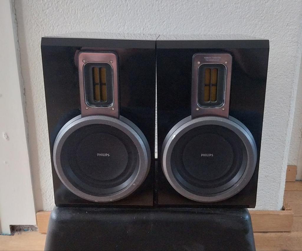 Philips MCD716 Boekenplank Speakers, Audio, Tv en Foto, Luidsprekers, Philips, Ophalen of Verzenden, Zo goed als nieuw, Minder dan 60 watt