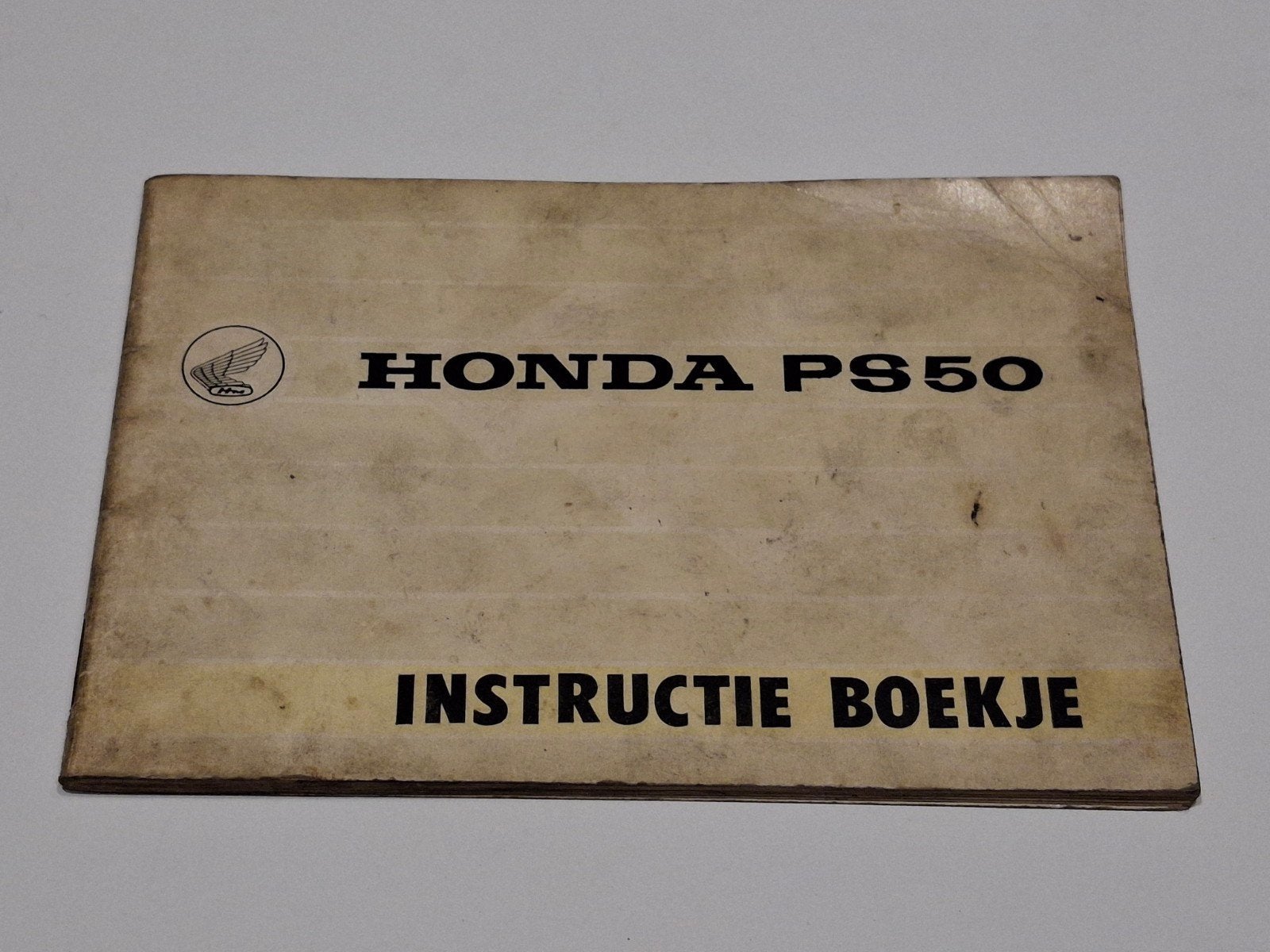 Honda PS50 bromfiets instructieboekje, Ophalen of Verzenden, Gebruikt