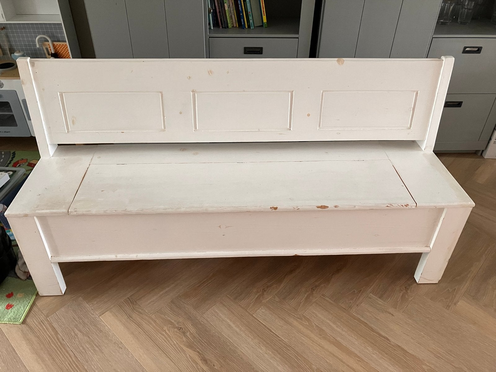 Klepbank, Huis en Inrichting, Gebruikt, 150 tot 200 cm, Driepersoons, 75 tot 100 cm