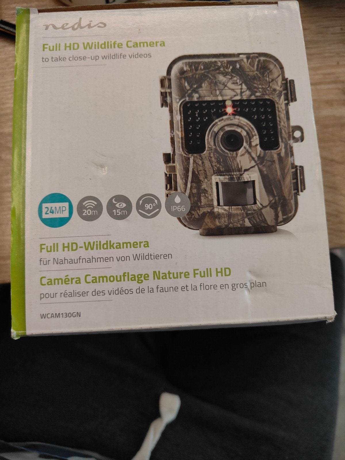 Nedis Full HD Wildcamera 24MP - Nieuw in doos, Ingebouwde flitser, Wildcamera, Nieuw, Ophalen of Verzenden