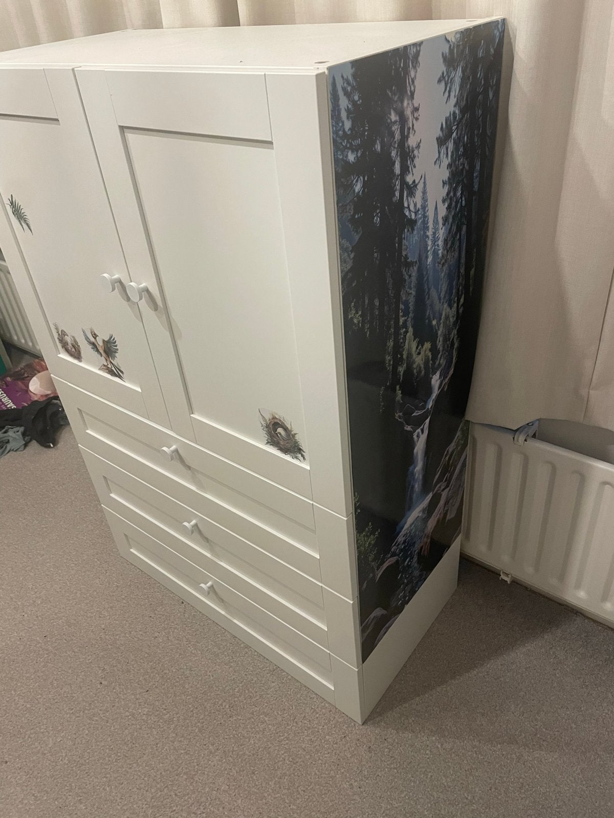 IKEA Platsa Sannidal Kast met hangruimte en lades, Huis en Inrichting, Ophalen, Gebruikt, 50 tot 100 cm, 25 tot 50 cm