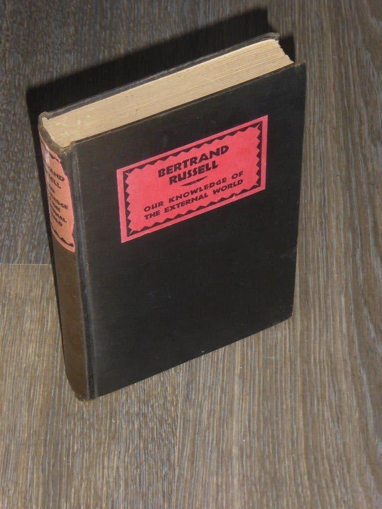 BERTRAND RUSSELL - OUR KNOWLEDGE OF THE EXTERNAL WORLD, Boeken, Ophalen of Verzenden, Zo goed als nieuw, BERTRAND RUSSELL