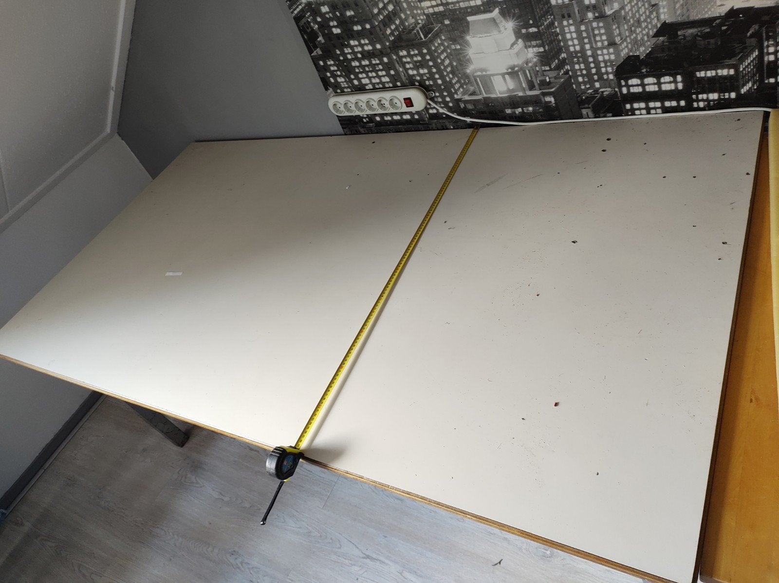 betonplex werktafel, Doe-het-zelf en Verbouw, Werkbanken, Ophalen, 170 cm of meer