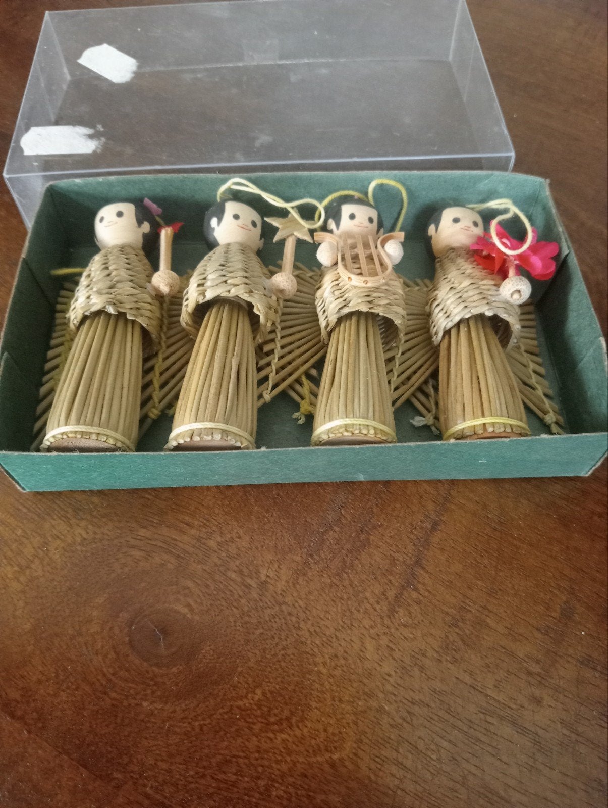 kleine engeltjes van stro...4 stuks, Ophalen of Verzenden