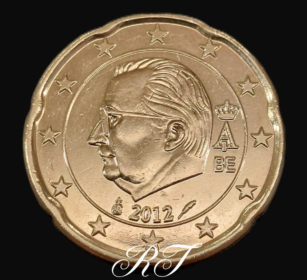 Belgische 20 Euro cent munt uit 2012 Nordic gold., Ophalen of Verzenden, België, 20 cent, Losse munt