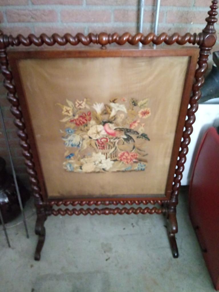 Antieke haardscherm, Ophalen of Verzenden