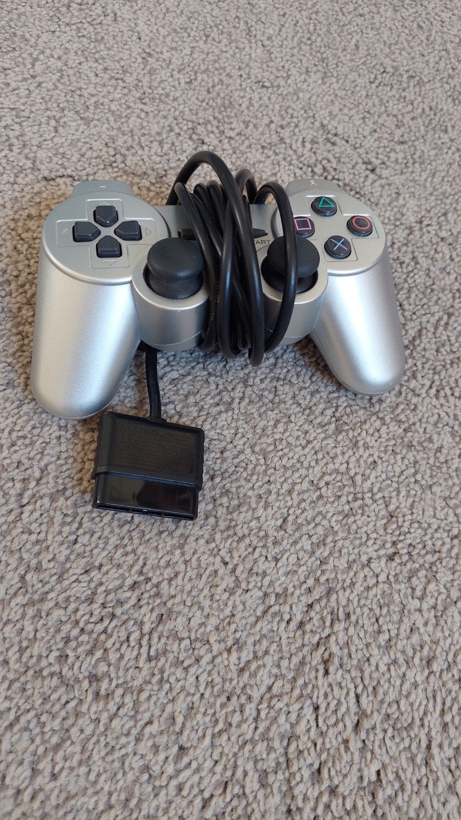 PlayStation 2 Controller - Zilver (Bedraad), Ophalen of Verzenden, Gebruikt, Controller, PlayStation 2