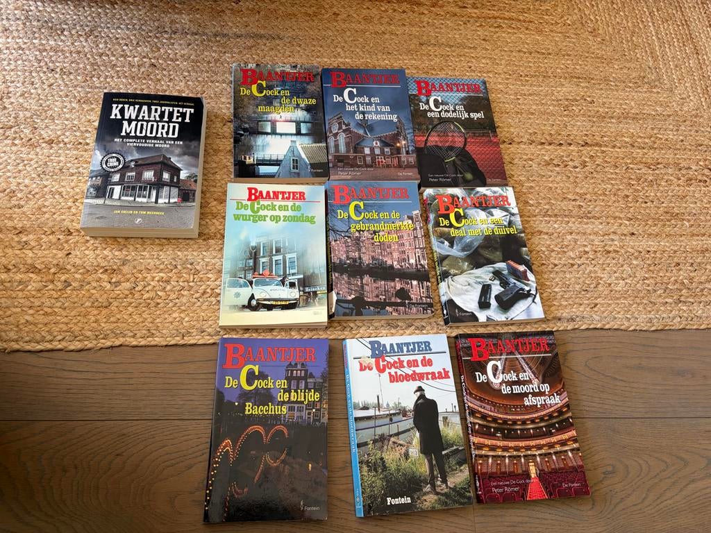 Diverse Baantjer misdaadboeken - Perfect voor verzamelaars, Boeken, Ophalen of Verzenden, Gelezen