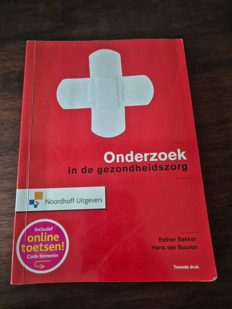 Esther Bakker - Onderzoek in de gezondheidszorg, Boeken, Esther Bakker; Hans van Buuren, Ophalen of Verzenden, Zo goed als nieuw