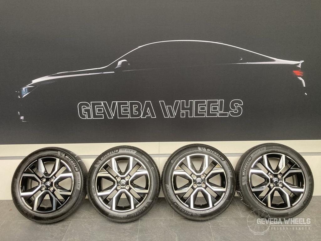 18” originele Citroen C4 / C4 X velgen + banden 4x108 983348, 18 inch, Gebruikt, -, -