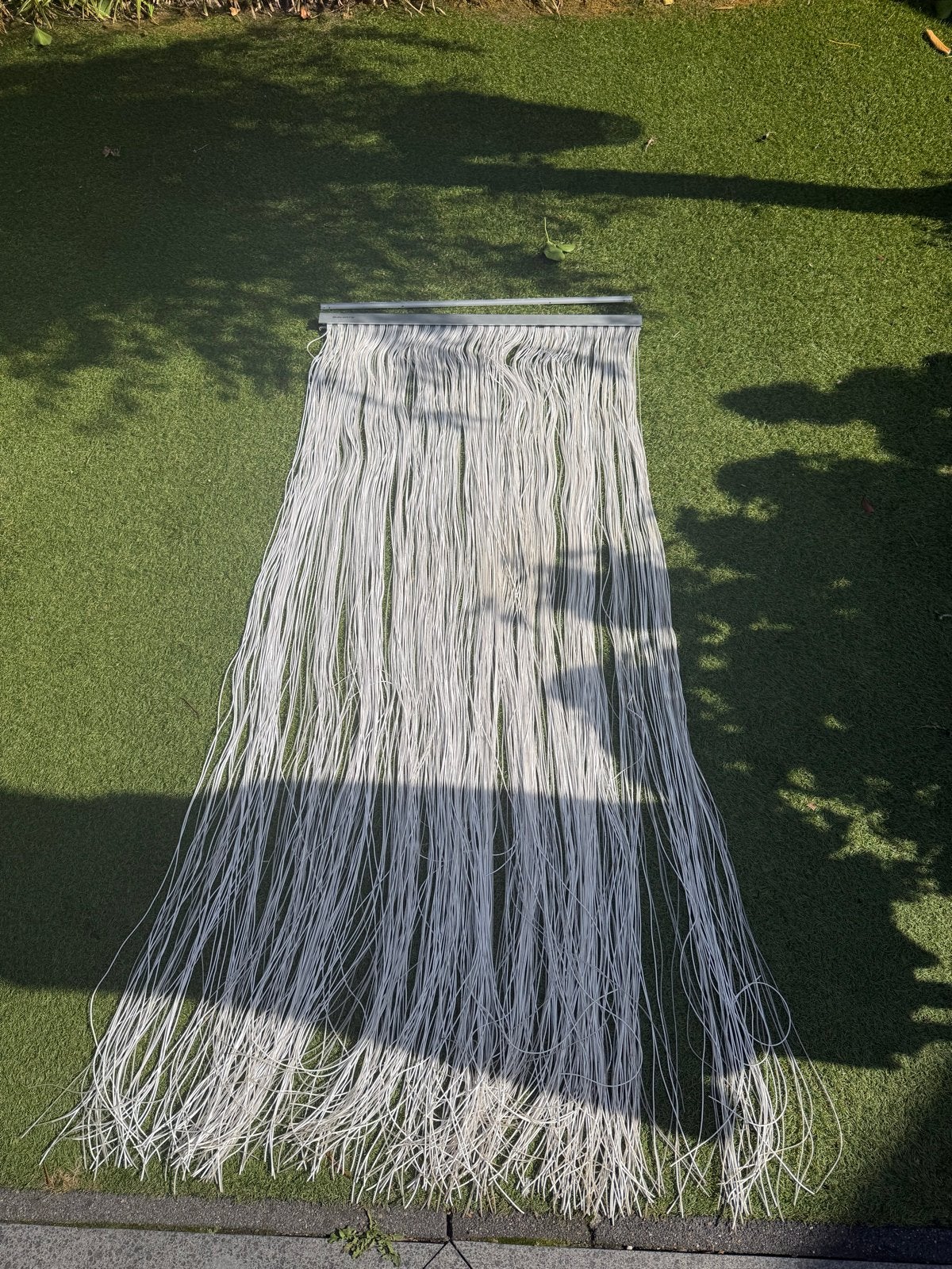 Vliegengordijn Sun-Arts wit 90x210 cm, Ophalen, Overige merken, Wit, Kunststof